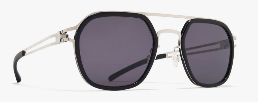 MYKITA LEELAND - Color C797 Shiny Silver/Black