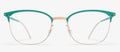 MYKITA HOLLIS - Color C573 Champagne Gold/Jade Green