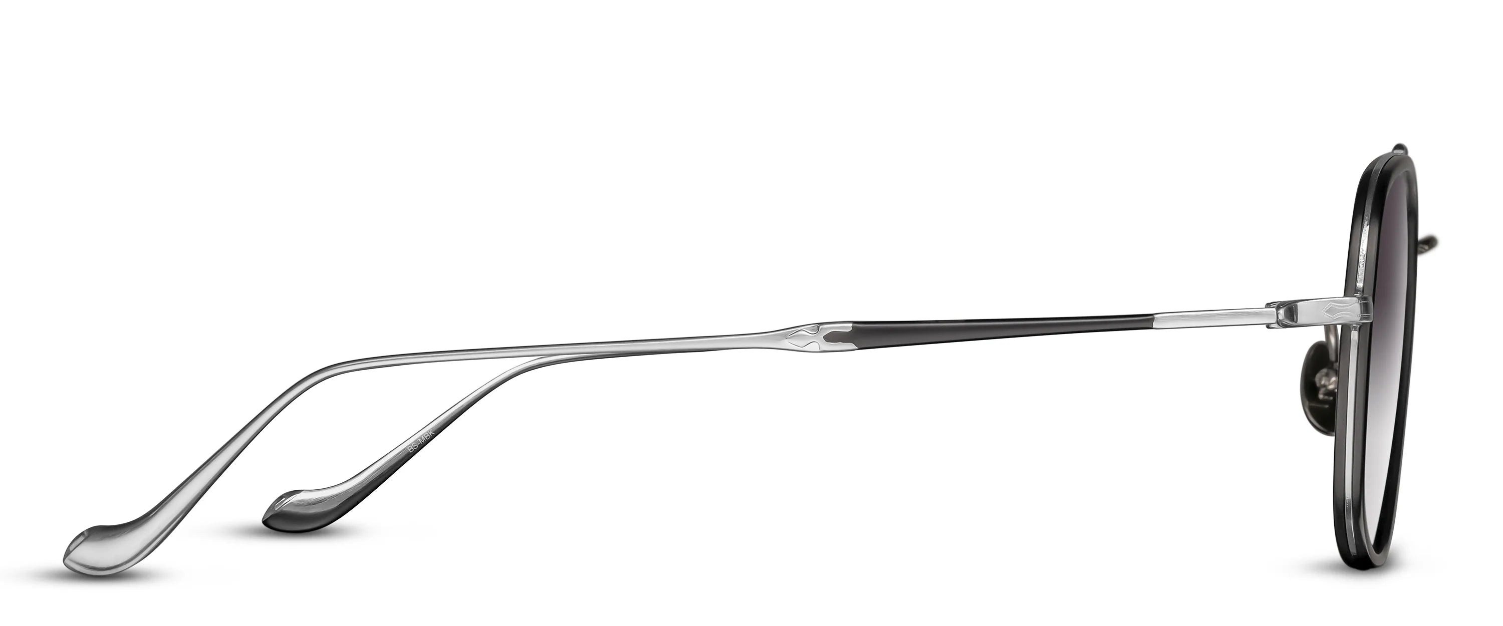 MATSUDA 3123 - Color BS-MBK Brushed Silver/Matte Black
