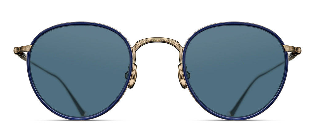 Matsuda 3085-I - Color BG-NVY Brushed Gold/Navy
