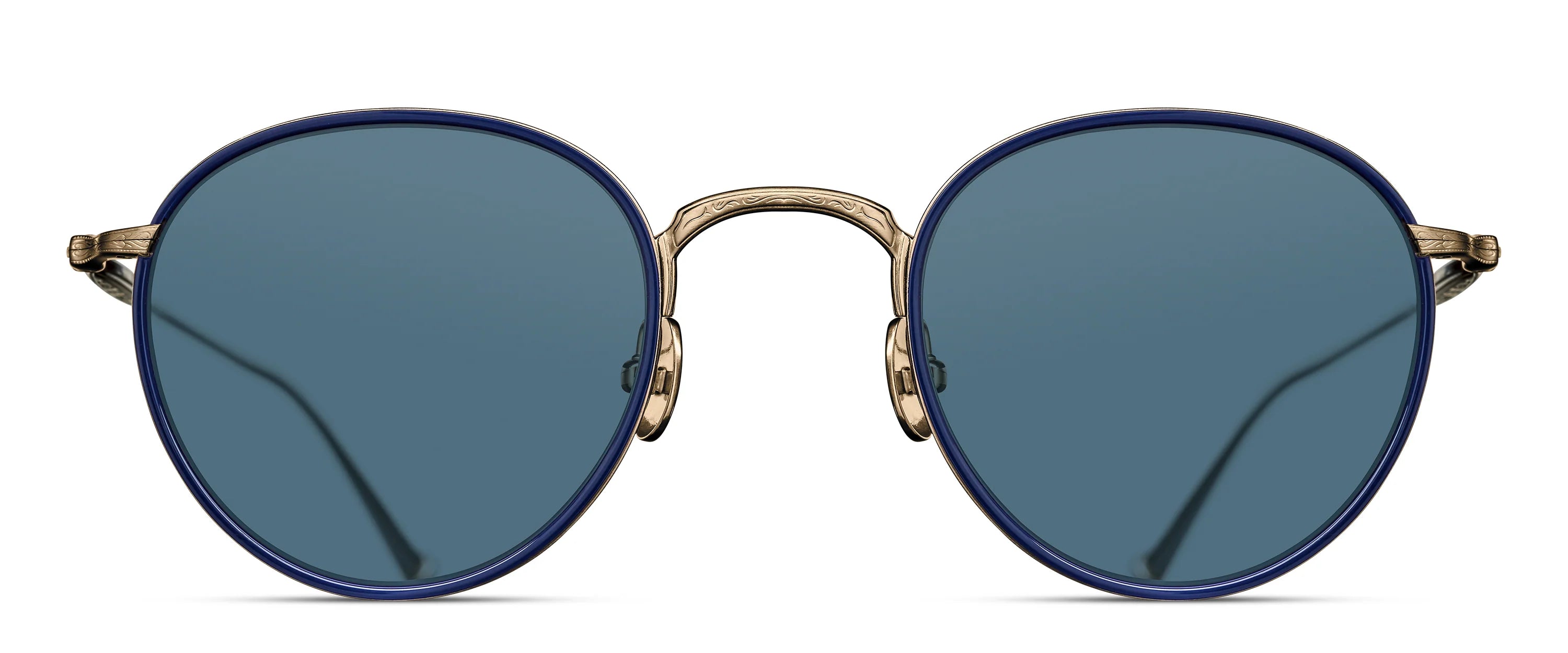 Matsuda 3085-I - Color BG-NVY Brushed Gold/Navy