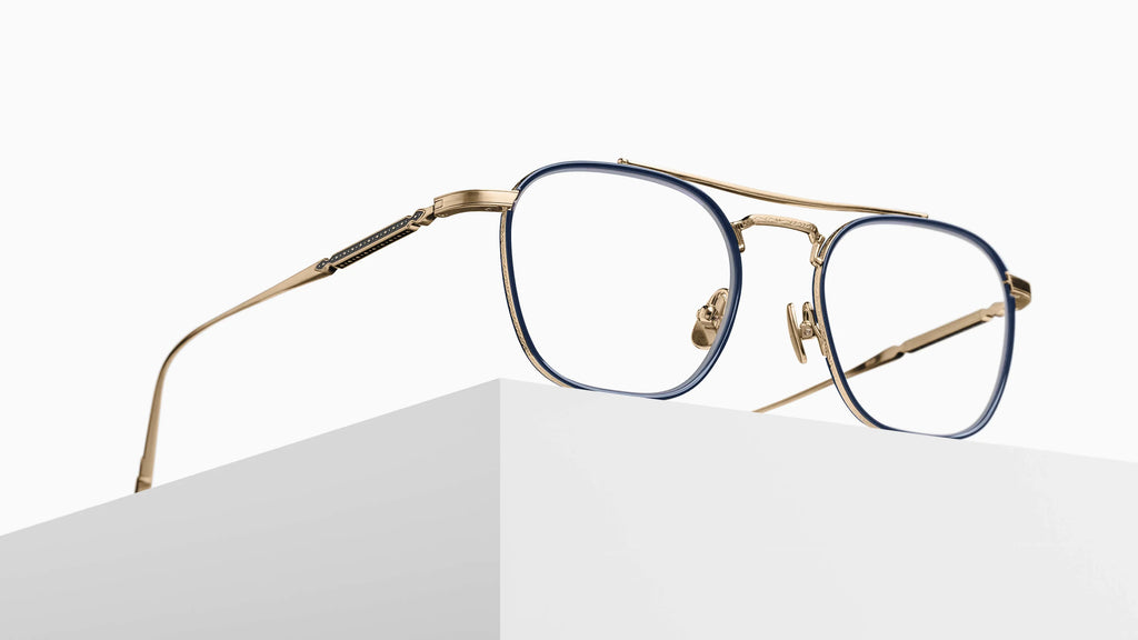 MATSUDA 3149 - Color BG-NVY Brushed Gold / Navy