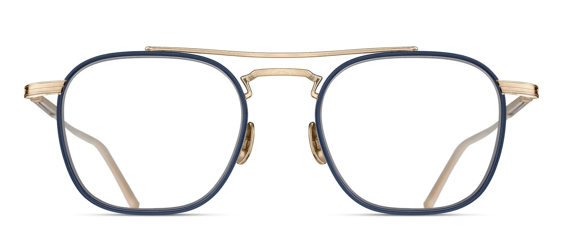 MATSUDA 3149 - Color BG-NVY Brushed Gold / Navy