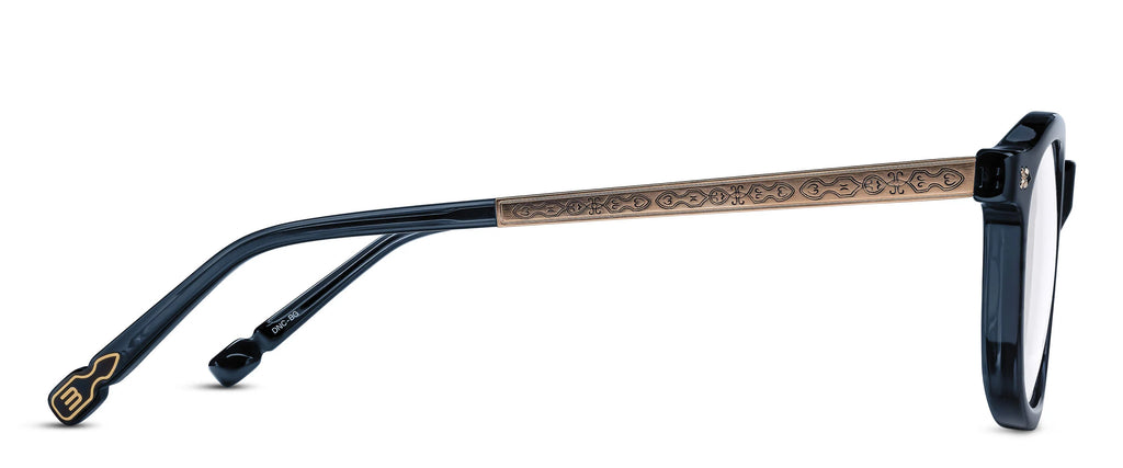 MATSUDA 2068 - Color DNC-BG Dark Navy Crystal/Brushed Gold