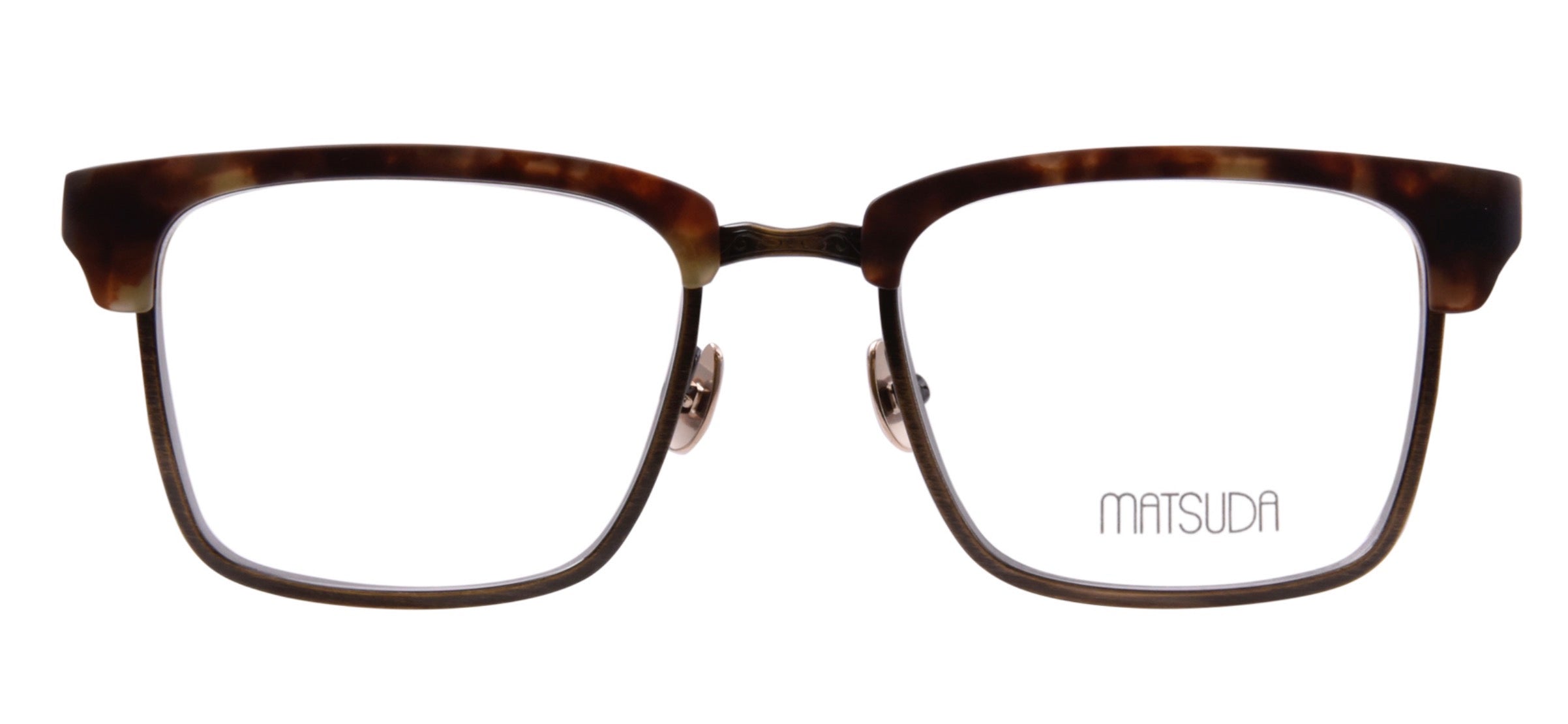 MATSUDA 2063 - Color MBR-AG Matte Brown/Antique Gold