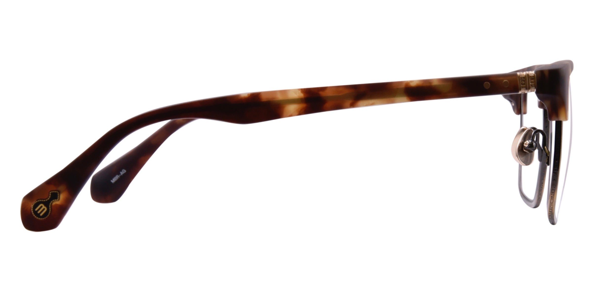 MATSUDA 2063 - Color MBR-AG Matte Brown/Antique Gold