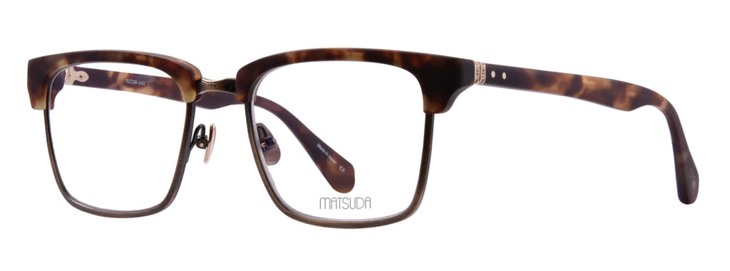 MATSUDA 2063 - Color MBR-AG Matte Brown/Antique Gold