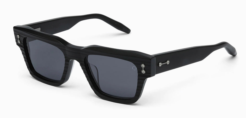AKONI COLUMBA - Color BLK-BLK Scraped Matte Black