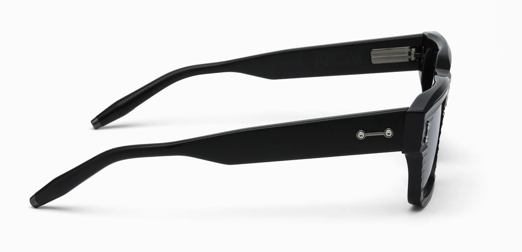 AKONI COLUMBA - Color BLK-BLK Scraped Matte Black