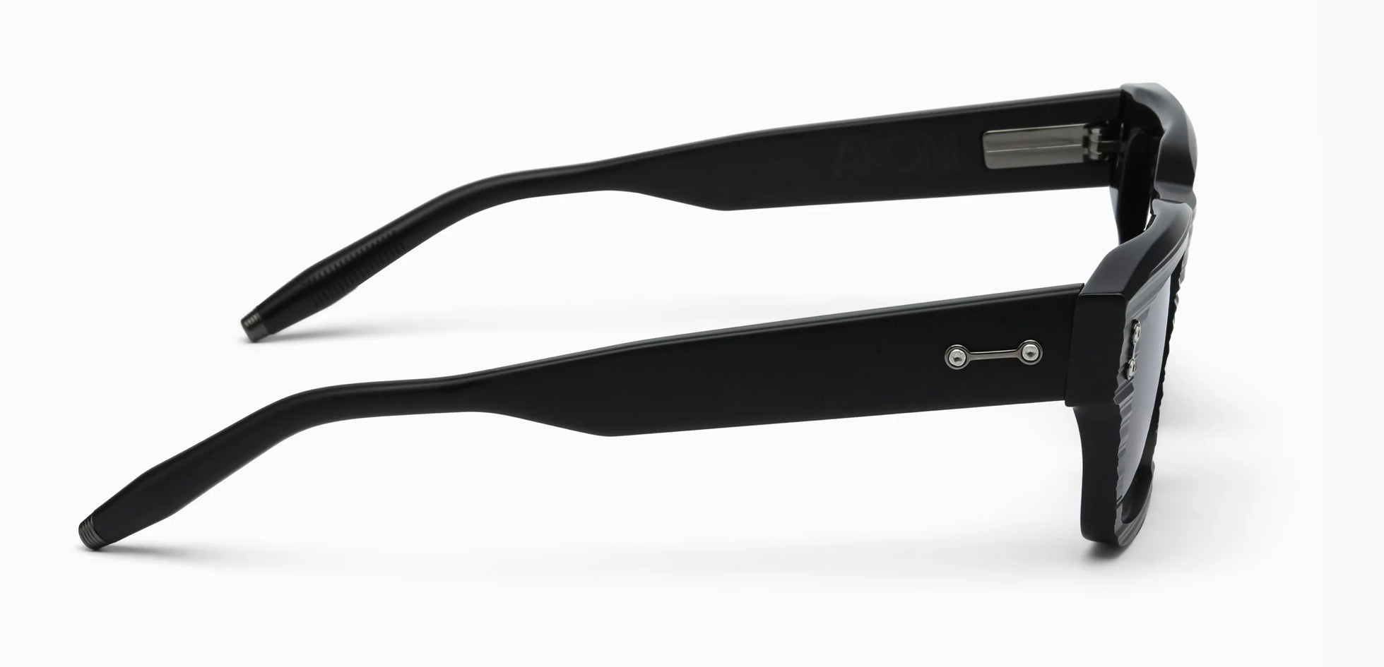 AKONI COLUMBA - Color BLK-BLK Scraped Matte Black