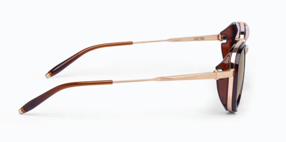 AKONI SPITZER - Color GLD-BRN Brushed Gold